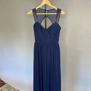 Alfred Angelo full length gown Dark Blue XS